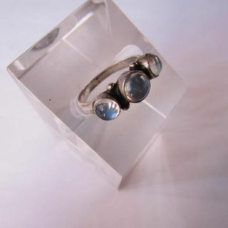 ジョージジェンセン(Georg Jensen)の【未使用/新品】ジョージ・ジェンセン　＃3 シルバーリング　ムーンストーン(リング(指輪))