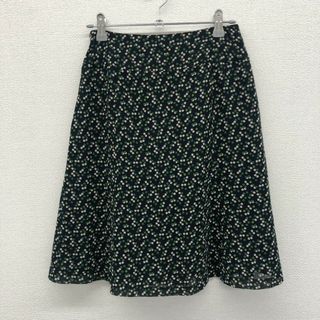 【KLEIN PLUS】クランプリュス　紺系　緑系　36　フレアスカート　レディース　ボトムス　美品(その他)
