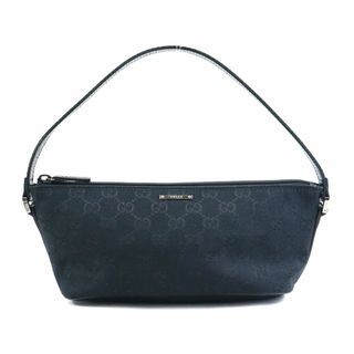 グッチ(GUCCI)のグッチ GUCCI ハンドバッグ GGキャンバス ブラック/グリーン/レッド レディース 141809 送料無料【中古】 w1125k(ハンドバッグ)