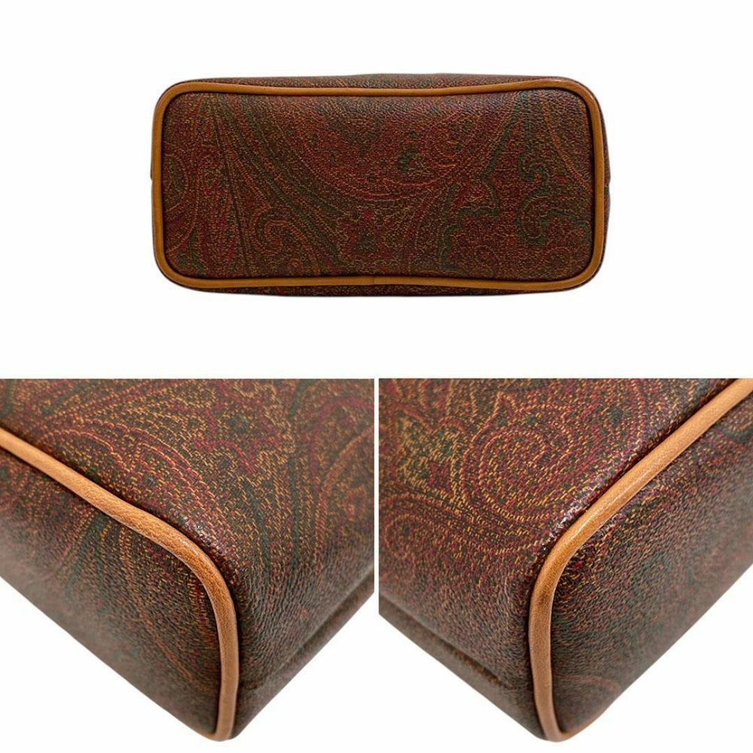 ETRO バニティバッグ ハンドバッグ ペイズリー柄 ゴールド金具