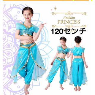 ディズニー(Disney)のハロウィン衣装　ディズニー　アラジン　ジャスミン120(ドレス/フォーマル)