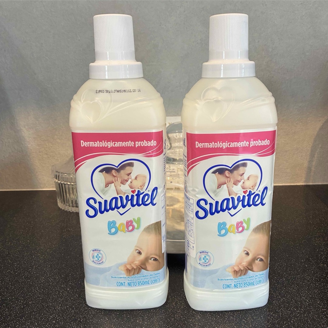 スアビテル ベビー アンチ バクテリア 850mL×2本 インテリア/住まい/日用品の日用品/生活雑貨/旅行(洗剤/柔軟剤)の商品写真