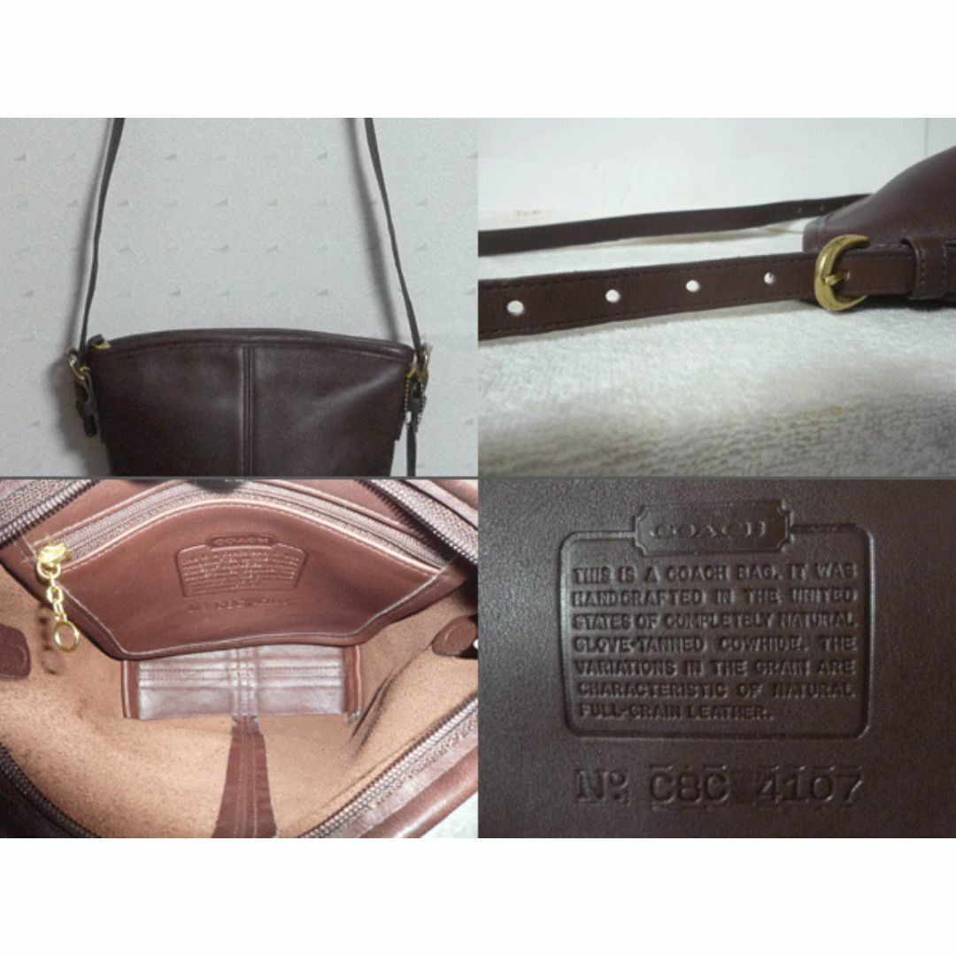 USA製 COACH オールドコーチ 肩掛けショルダーバッグ 本革