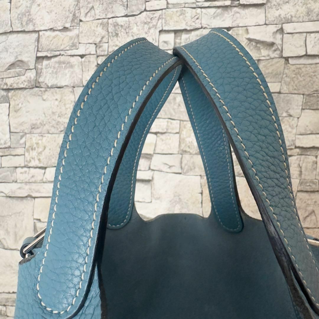 HERMES - HERMES エルメス ピコタンロックPM 18 ブルージーン の