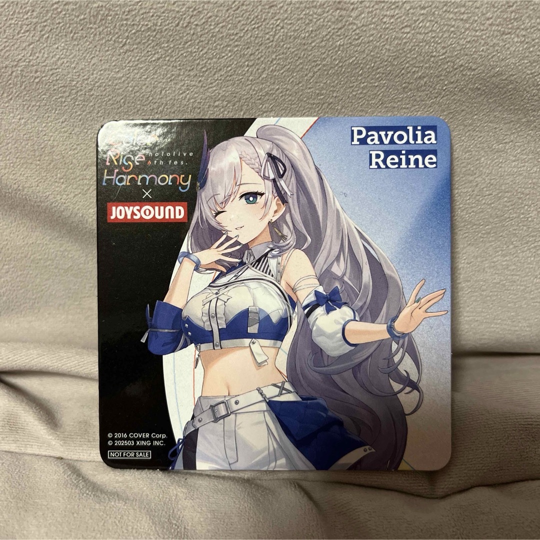 hololive(ホロライブ)のパヴォリア・レイネ ホロライブ コースター エンタメ/ホビーのおもちゃ/ぬいぐるみ(キャラクターグッズ)の商品写真