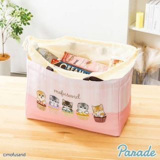 【新品】mofusand モフサンド レジカゴバッグ ピンク スイーツ(トートバッグ)