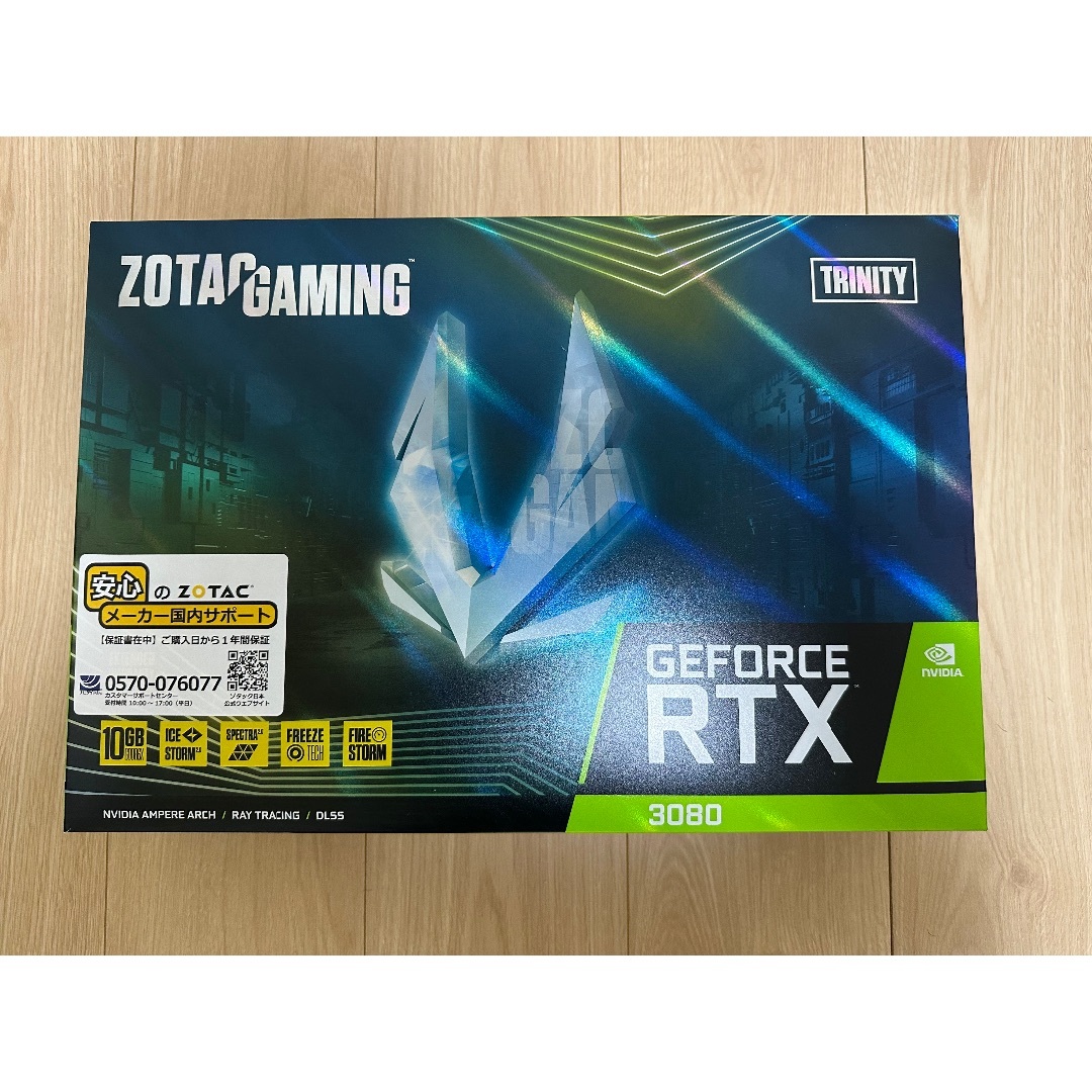 PCパーツ ZOTAC GAMING GeForce RTX3080 Trinity