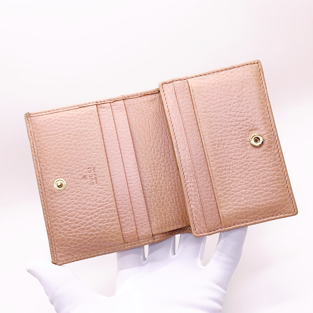 GUCCI - ✨極美品✨グッチ GUCCI GG マーモント コンパクト 二