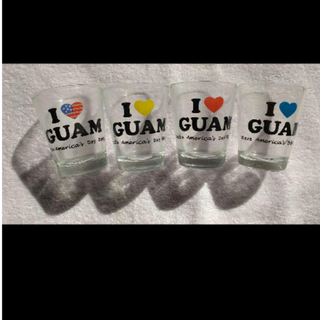 i♡GUAM ミニグラス・4セット☆★(その他)