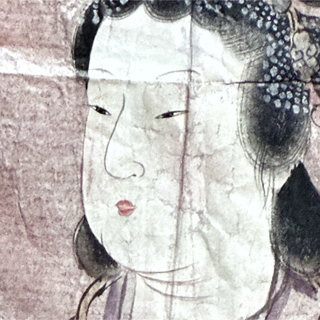 超絶の画力‼️渾身のリリース最高傑作「団扇と二輪草中国麗人粉