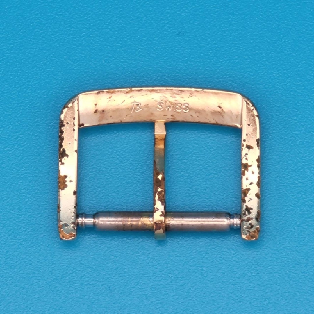 OMEGA(オメガ)のOMEGA用品⑨【中古】OMEGA オメガ 純正 幅16㎜ 尾錠 金色 ゴールド メンズの時計(その他)の商品写真