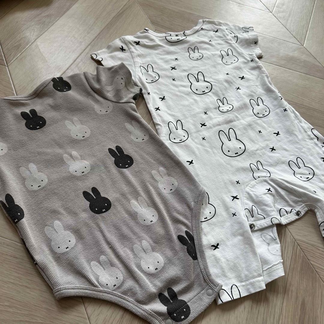 petitmain♡ うさぎ  ロンパース ２枚セット  キッズ/ベビー/マタニティのベビー服(~85cm)(ロンパース)の商品写真