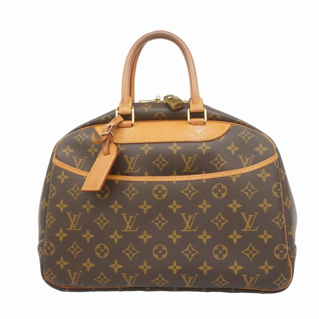 LOUIS VUITTON - 【5ec2471】ルイヴィトン ハンドバッグ モノグラム ドーヴィル M47270 ブラウン【中古】レディース