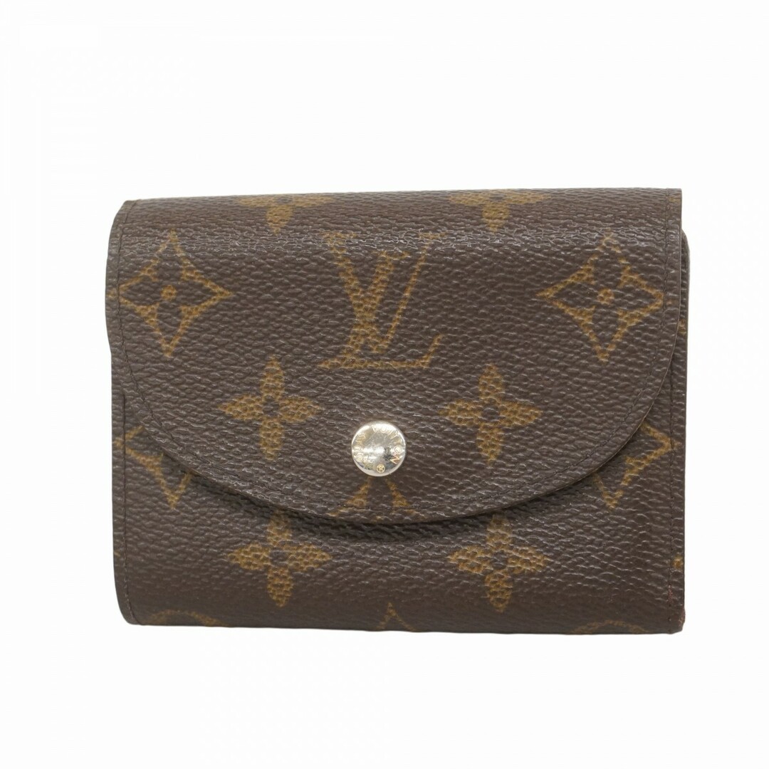 LOUIS VUITTON - 【5ec2570】ルイヴィトン 三つ折り財布 モノグラム ポルトフォイユエレーヌ M60253 ブラウン【中古】レディース