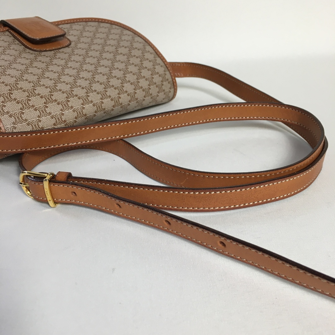 CELINE - 2504-156｜美品｜セリーヌ ショルダーバッグ ブラウン