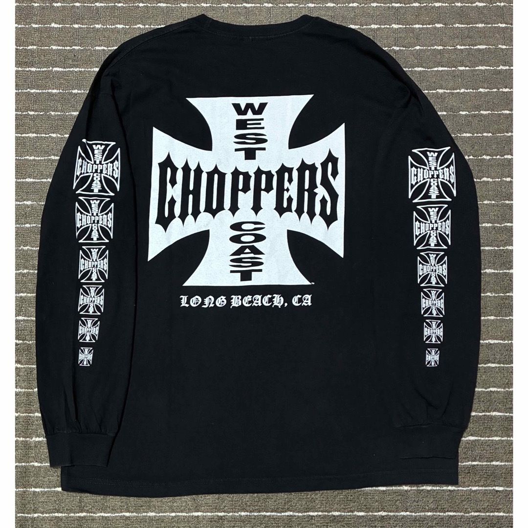VINTAGE - 90s 2XL west coast choppers ロングスリーブ ロンT