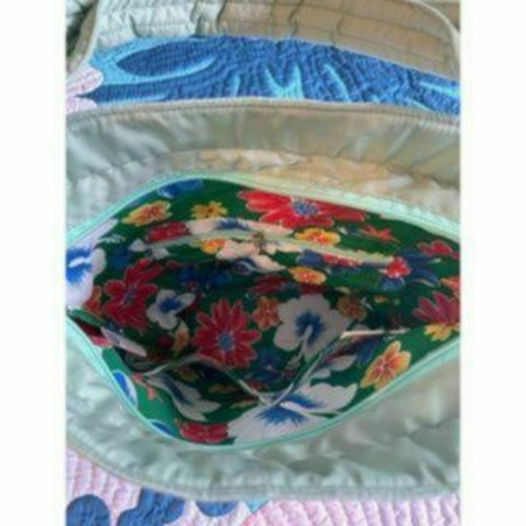 [正規品]バンビバッグ♡幻の人気商品♡セルドングリーン♡ハワイアンキルト ハンドメイドのファッション小物(バッグ)の商品写真