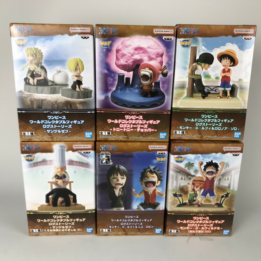 ■■ ONE PIECE ワールドコレクタブルフィギアログストーリーズ ルフィ ゾロ ナミ サンジ チョッパー ロビン等 未開封