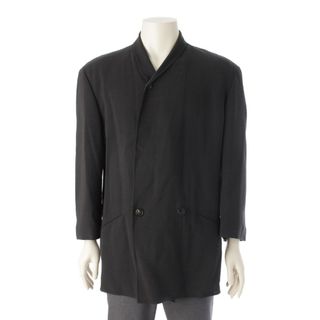 イッセイミヤケメン(ISSEY MIYAKE MEN)のイッセイミヤケ メン ウール テーラードジャケット アウター ME23-FD012 グリーン M【中古】(テーラードジャケット)