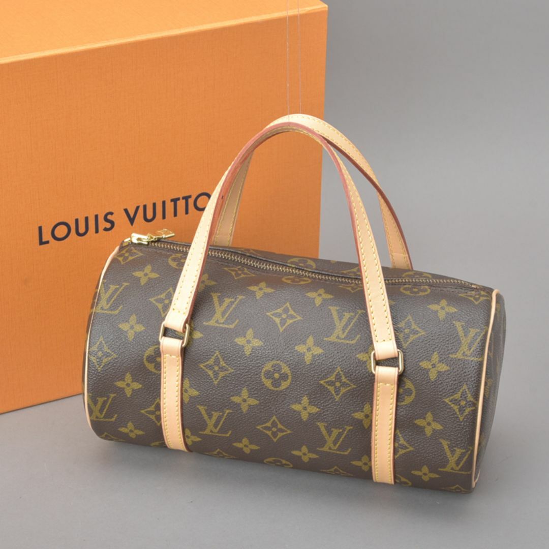 LOUIS VUITTON - 外観/新品同様◇ルイヴィトン パピヨン26 ハンドバッグ モノグラム レザー 茶