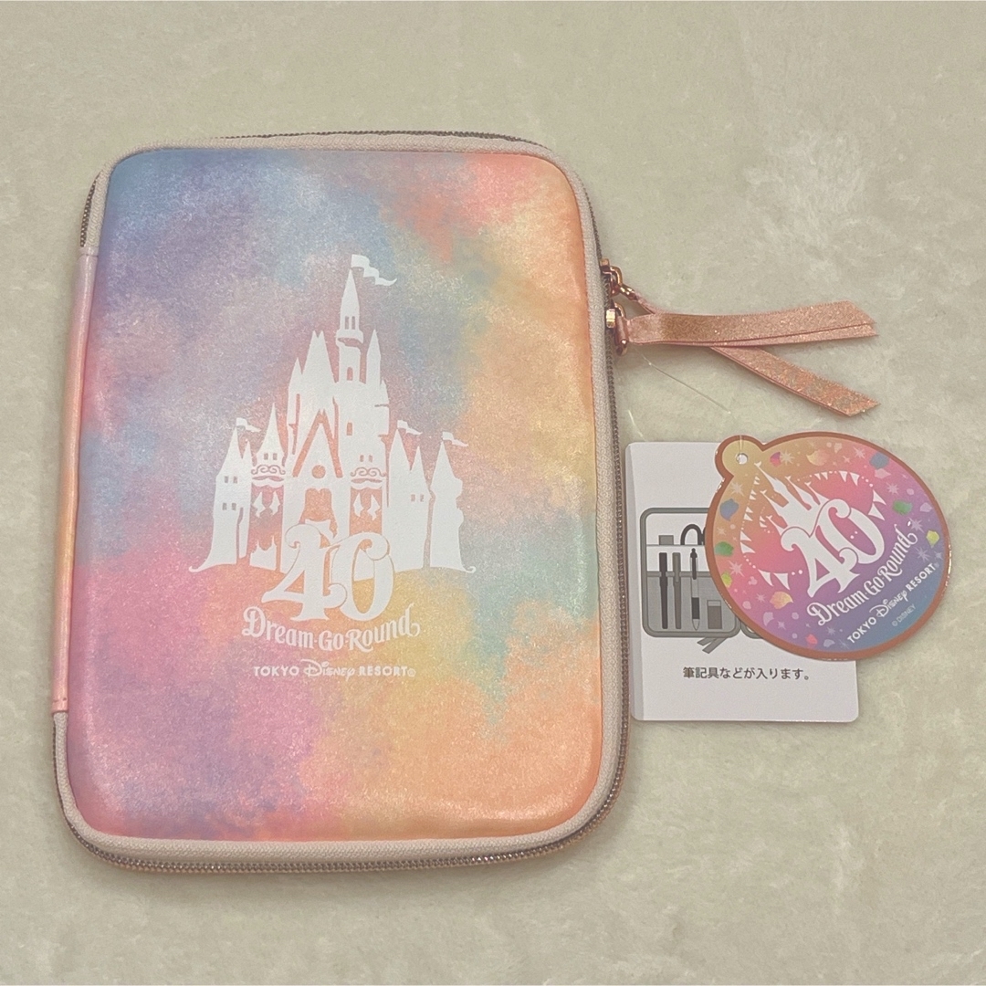 Disney(ディズニー)のディズニーリゾート 40周年 ペンケース マルチケース インテリア/住まい/日用品の文房具(ペンケース/筆箱)の商品写真