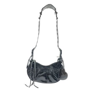 バレンシアガ(BALENCIAGA)のBALENCIAGA / バレンシアガ | ル・カゴール XS エナメル ショルダーバッグ | ブラック | レディース(ショルダーバッグ)