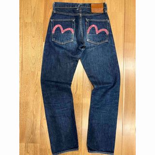 EVISU - エヴィス No.2 2000 ピンクかもめ セルビッチ(紅白) 小文字赤タブ