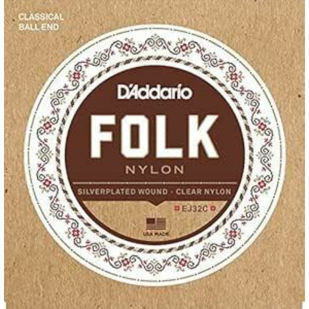 D'Addario フォークギター弦 EJ32CNYLON ボールエンド 楽器のギター(アコースティックギター)の商品写真
