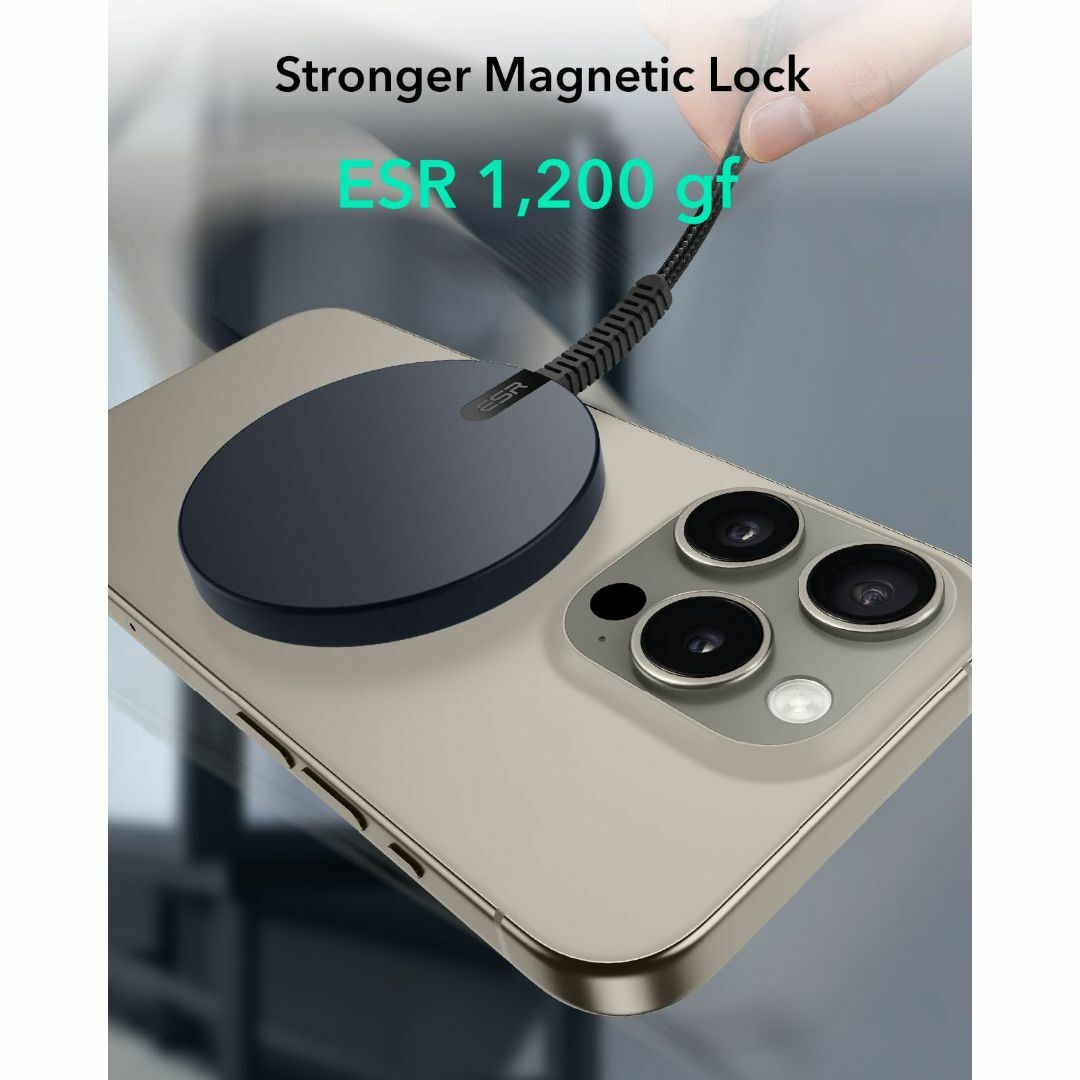 【特価品】ESR Qi2 ワイヤレス充電器 iPhone用充電パッド iPhon スマホ/家電/カメラのスマホアクセサリー(その他)の商品写真