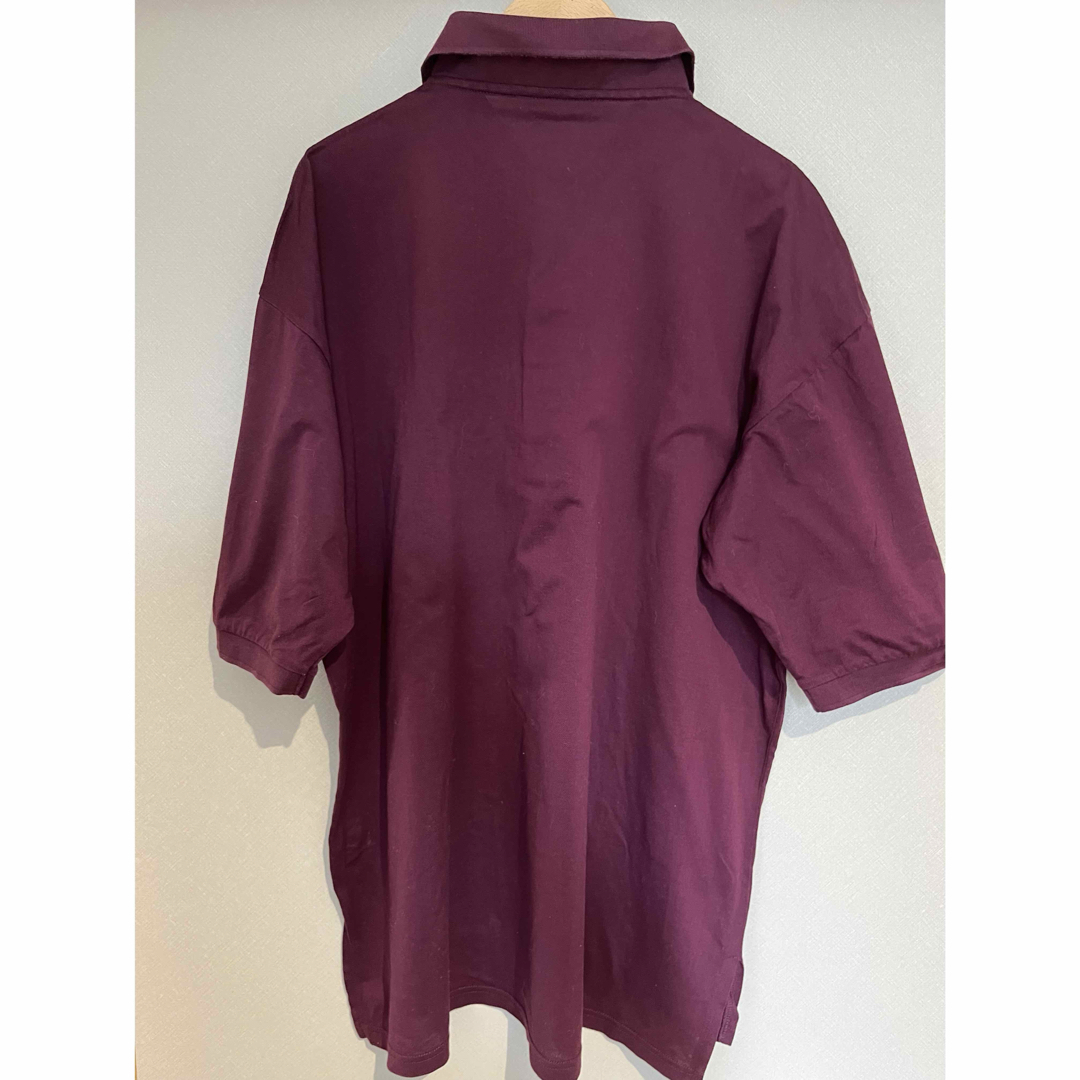 DESCENTE(デサント)の美品デサント ポロシャツ ゴルフ バーガンディ メンズのトップス(ポロシャツ)の商品写真
