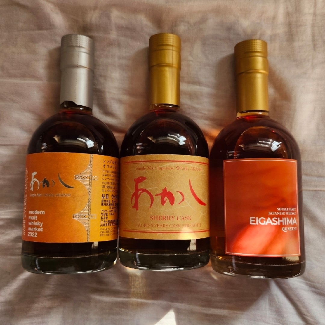 江井ヶ嶋酒造 - あかし(江井ヶ島)ウイスキー5本セットの通販 江井ヶ嶋酒造 - あかし(江井ヶ島)ウイスキー5本セットの通販
