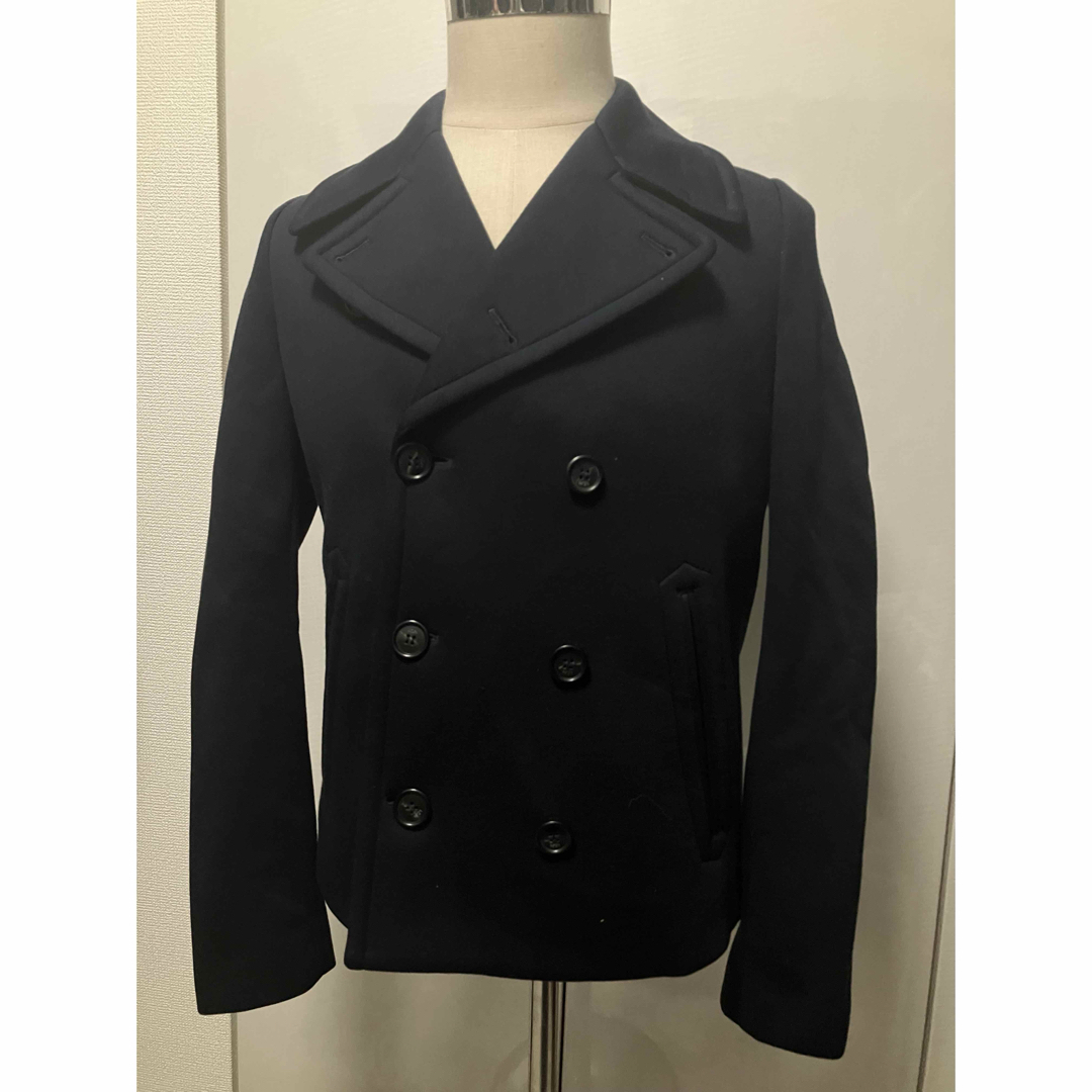 n21 レーヨン素材　Pコート　ジャケット　ネイビー n21 レーヨン素材 Pコート ジャケット ネイビー