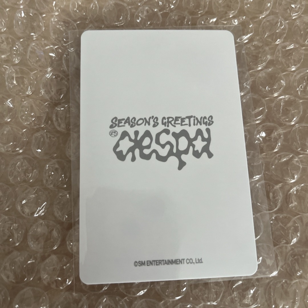 aespa(エスパ)のaespa トレカ ユニット ウィンター ニンニン エンタメ/ホビーのCD(K-POP/アジア)の商品写真