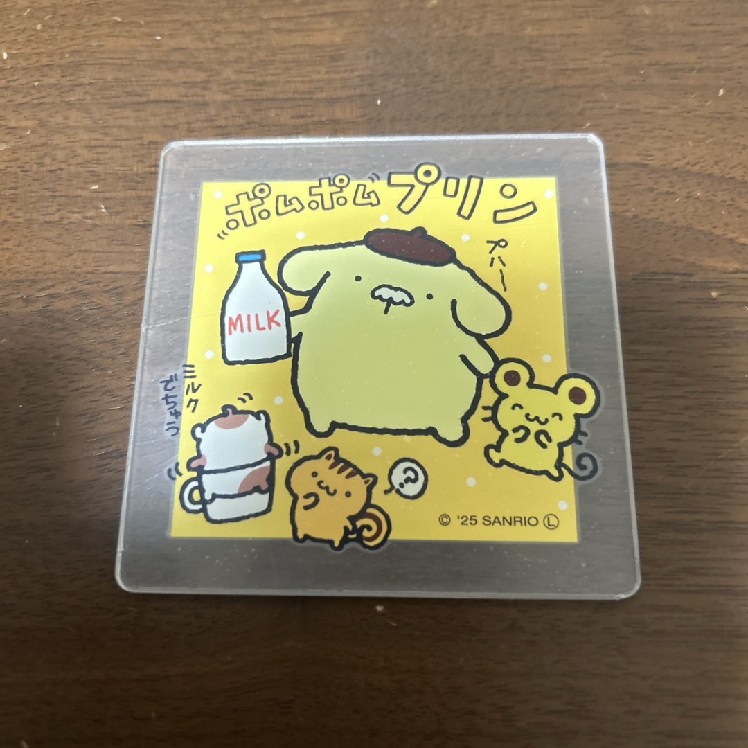 ポムポムプリン(ポムポムプリン)のサンリオキャラクターズ アクリルコースター ポムポムプリン エンタメ/ホビーのコレクション(その他)の商品写真