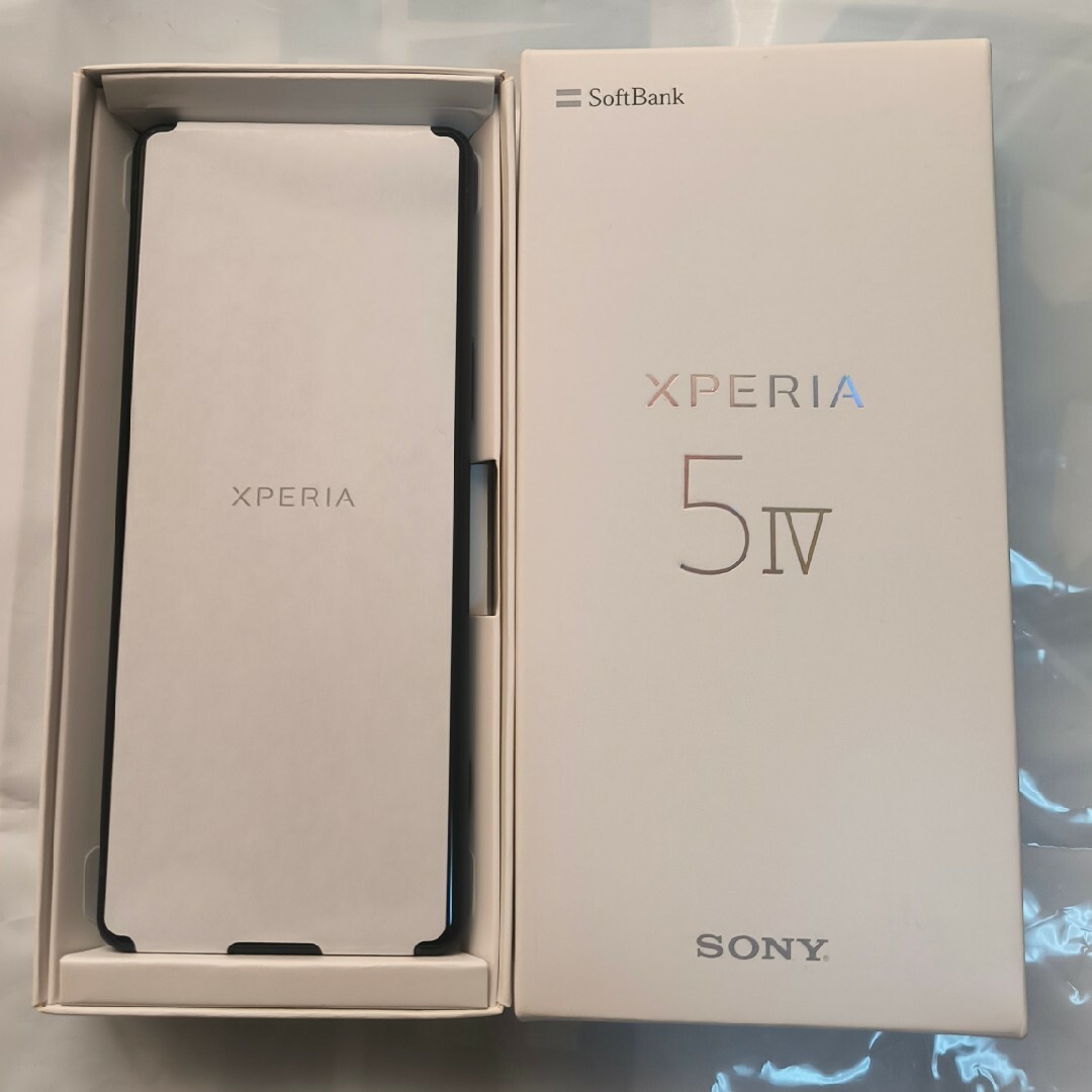 SONY(ソニー)のSONY Xperia 5 IV A204SO ブラック スマホ/家電/カメラのスマートフォン/携帯電話(スマートフォン本体)の商品写真