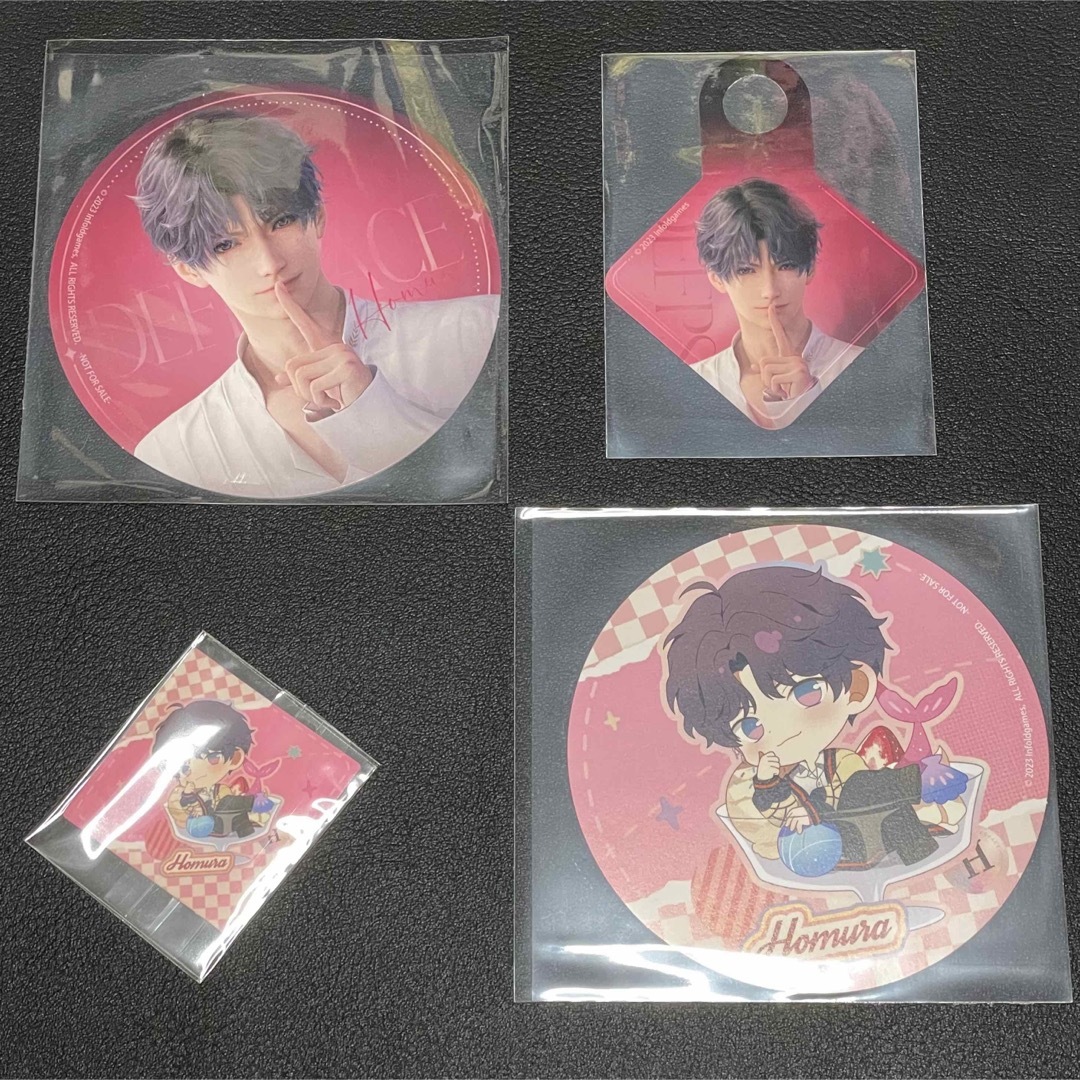恋と深空 × SWEETS PARADISE ホムラ コースター +おまけ エンタメ/ホビーのアニメグッズ(その他)の商品写真