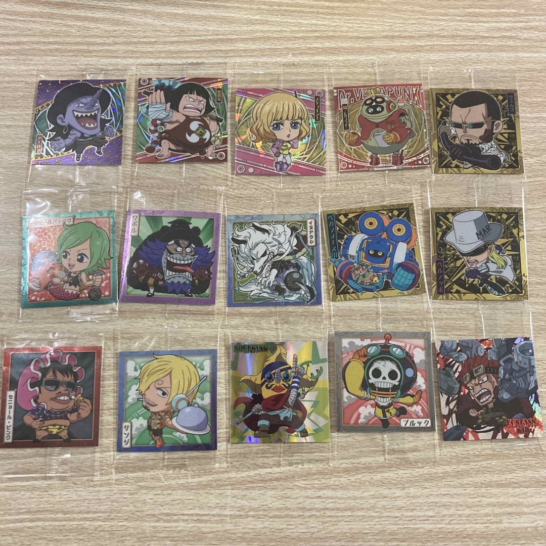 ワンピース　ウエハース　シール　15枚セット エンタメ/ホビーのコレクション(その他)の商品写真