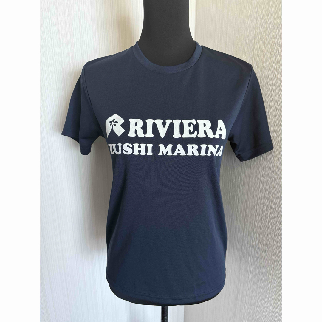レディース　半袖Tシャツ　Ｌサイズ　ネイビー　速乾　スポーツ　逗子マリーナ レディースのトップス(Tシャツ(半袖/袖なし))の商品写真