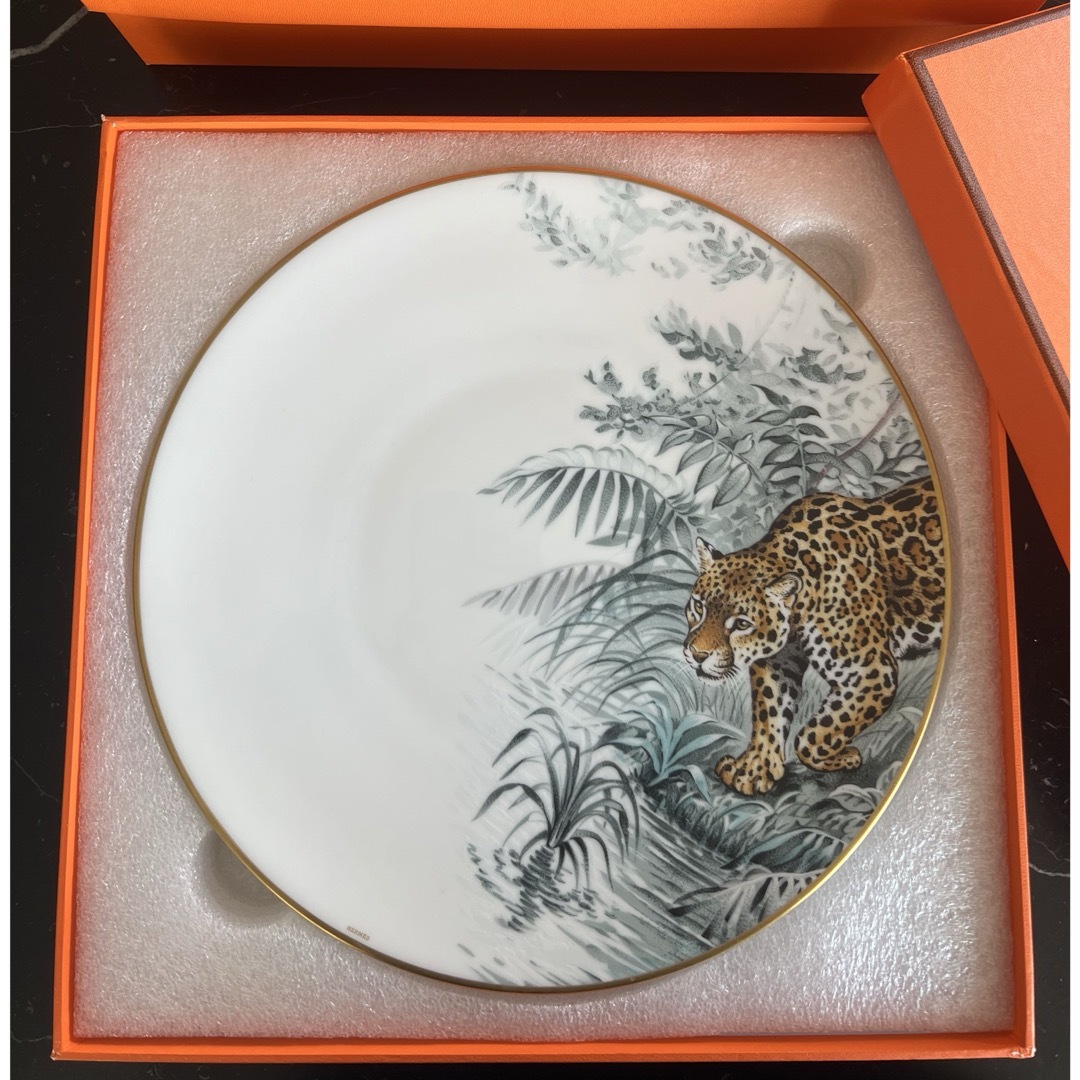 HERMES(エルメス)のエルメス(HERMES) 赤道直下のスケッチアメリカンディナープレート 27cm インテリア/住まい/日用品のキッチン/食器(食器)の商品写真