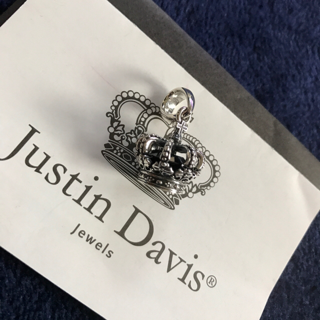 新品◆JUSTIN DAVIS◆CROWN GLORY PENDANT◆クロム