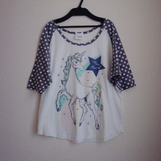 スピンズ(SPINNS)のユニコーンラグランT♡(Tシャツ(長袖/七分))