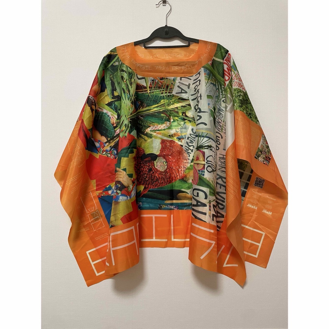 【美品】大阪関西万博 ブラジル館ポンチョ 子供用 エンタメ/ホビーのコレクション(ノベルティグッズ)の商品写真