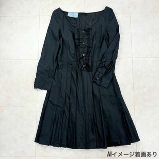 PRADA - 美品 プラダ PRADA ワンピース ドレス フレンチスリーブ PRADA - 美品 プラダ PRADA ワンピース ドレス フレンチスリーブ