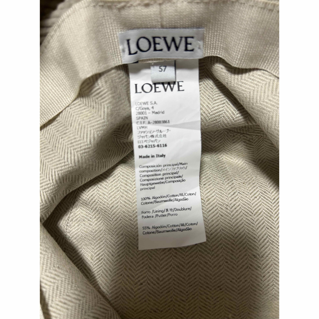 最終価格　極美品　LOEWE ロエベ　コーデュロイ　ハット 最終価格極美品LOEWE ロエベコーデュロイハット