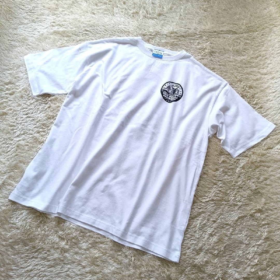 美品　ハッピーアワービールTシャツ 一点物　ODB　Ｌ 6000円 2XL相当 メンズのトップス(Tシャツ/カットソー(半袖/袖なし))の商品写真