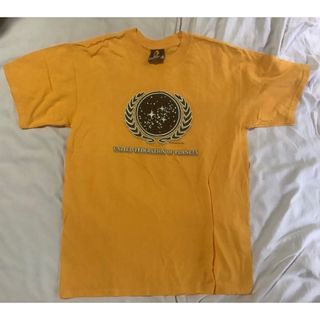 STAR TREK スタートレック イエロー 映画Tシャツ メンズM(Tシャツ/カットソー(半袖/袖なし))