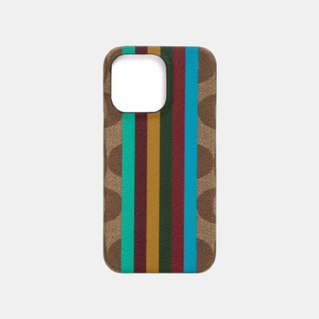 COACH(コーチ)のCOACH iPhone13 pro ケースC8088KHAKI MULTI スマホ/家電/カメラのスマホアクセサリー(iPhoneケース)の商品写真