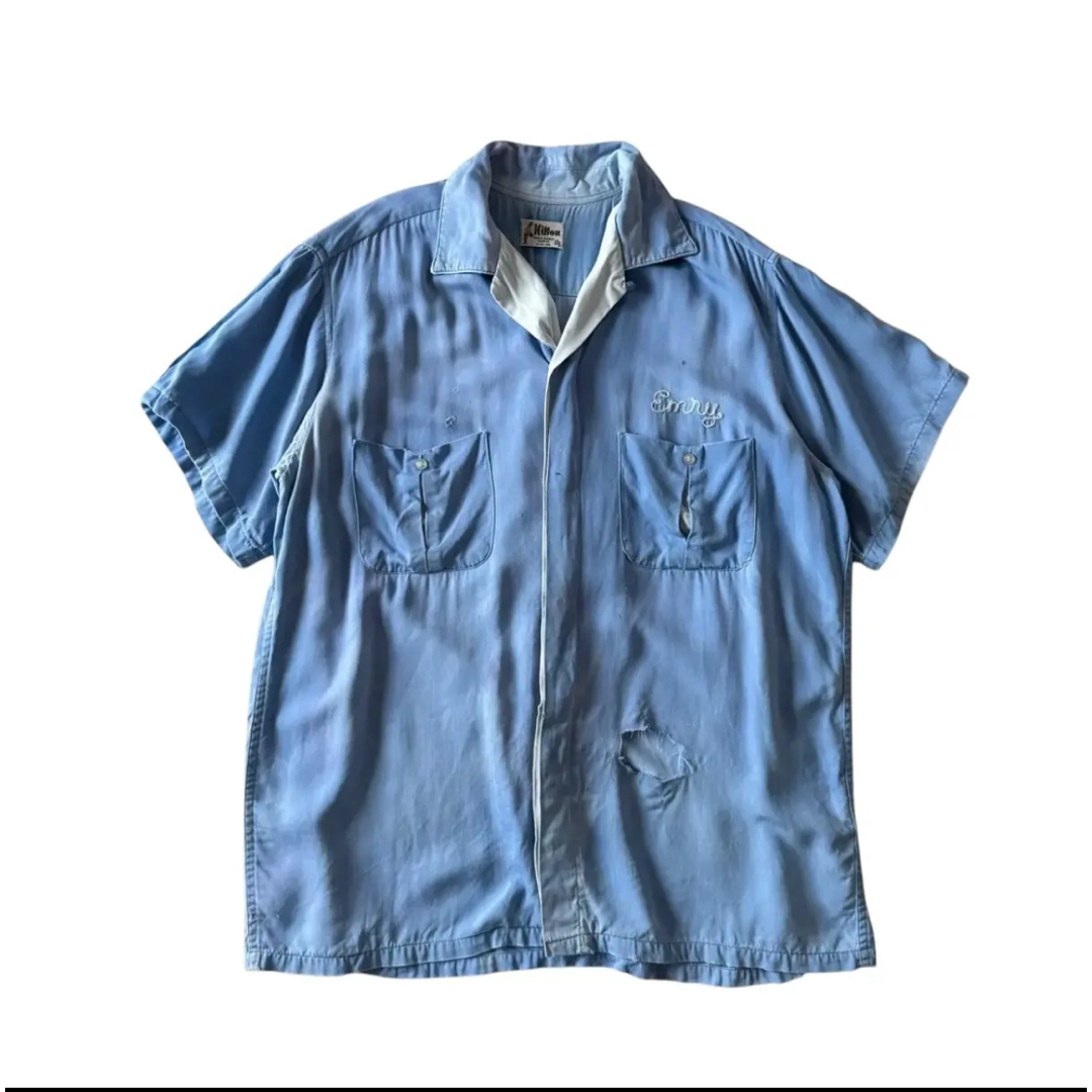 VINTAGE(ヴィンテージ)の50sHilton rayon gabardine bowling shirts メンズのトップス(シャツ)の商品写真