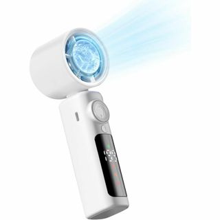 ハンディファン 冷却プレート付き【2025新登場・強力送風・ 体感温度-16℃】(扇風機)
