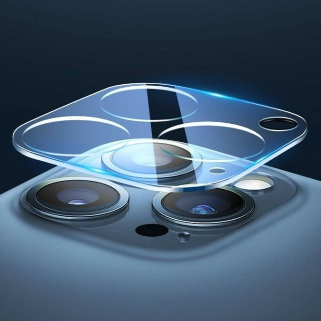 iPhone13mini  カメラレンズカバー　カメラレンズ保護ガラスフィルム スマホ/家電/カメラのスマホアクセサリー(保護フィルム)の商品写真